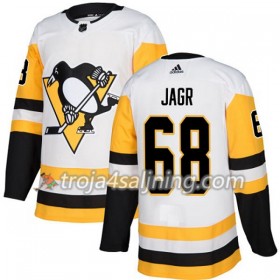 Pittsburgh Penguins tröja Jaromir Jagr 68 Vit 2017-2018 Adidas Authentic - Dame NHL Tröjor